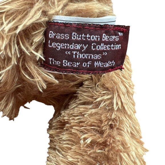 Original Brass‎ Button Bears Legendary Collection Thomas The Bear of Wealth - Picture 6 of 9
